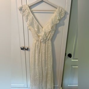 ZARA midi lace dress